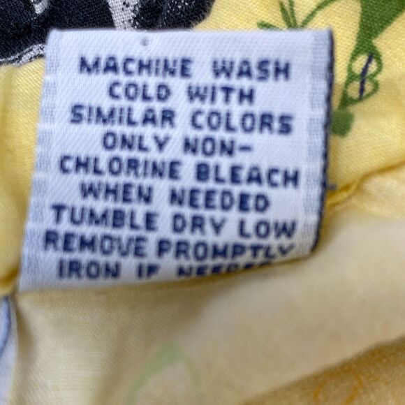 Vintage Intimate Classics Sleepwear Pants Womens Large Yellow Frogs Lounge PJ - Picture 12 of 12